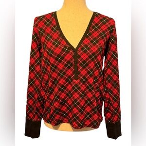 Victoria’s Secret - Thermal Pajama Set - Long Sleeve Shirt & Bike Shorts